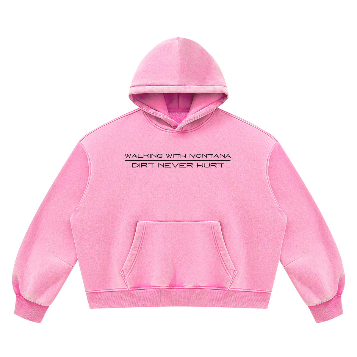 Walking With Montana Box Hoodie