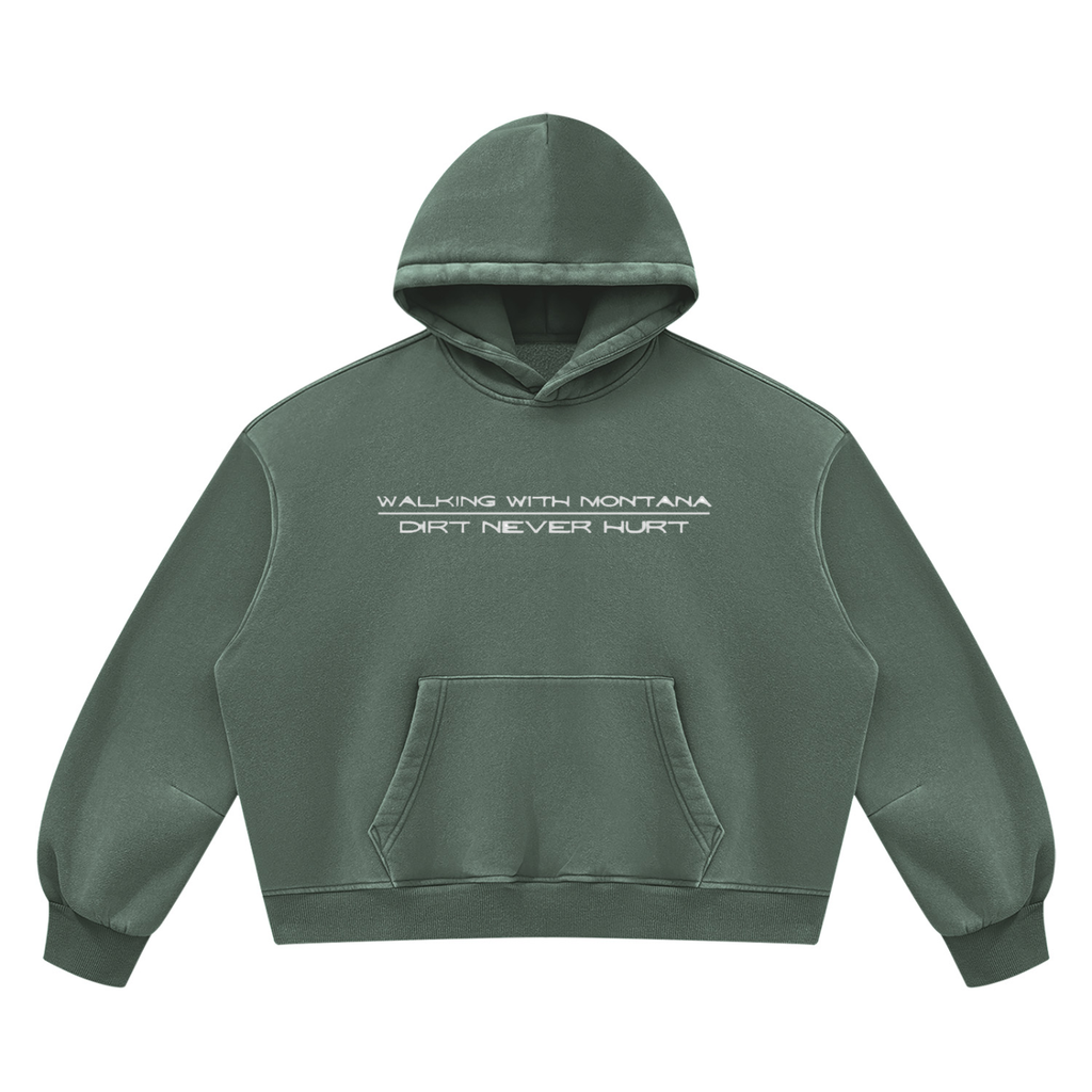 Walking With Montana Box Hoodie