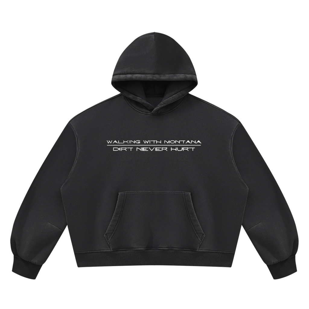Walking With Montana Box Hoodie